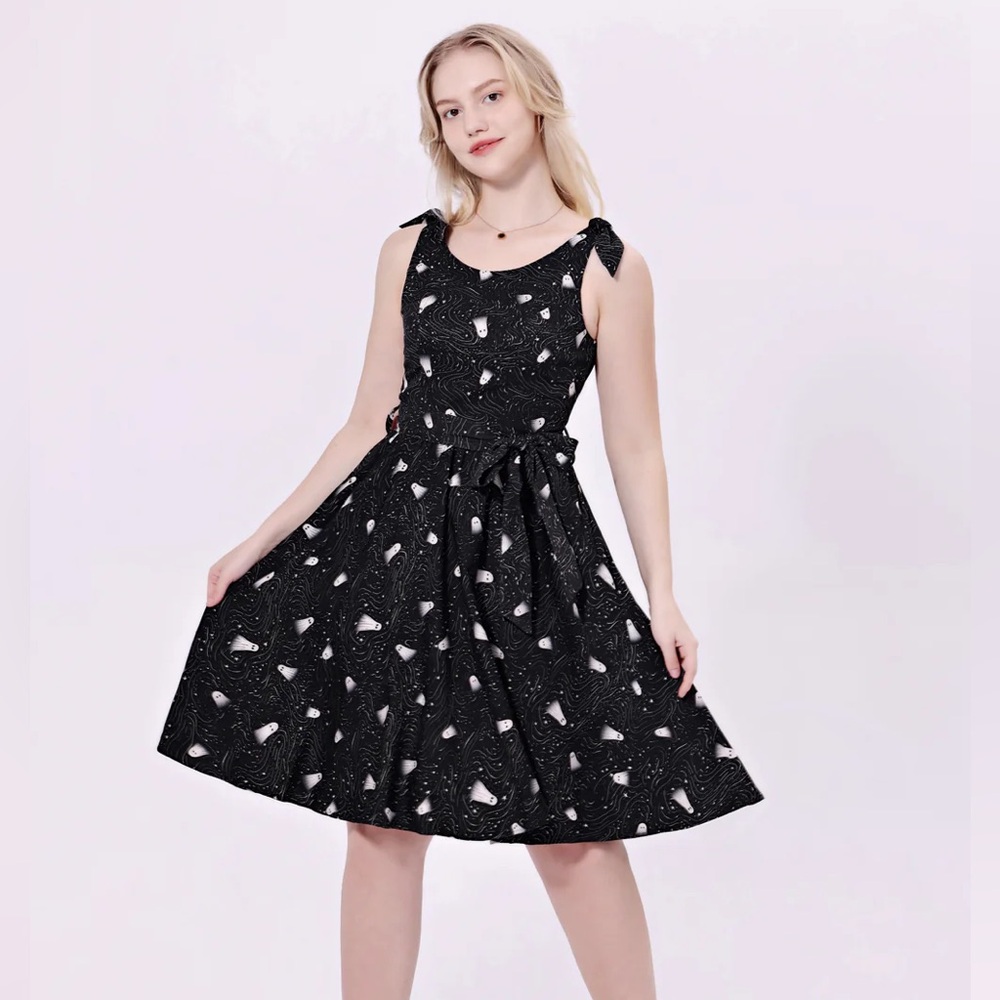 Miss Lulo Bri Space Ghosts dress - small